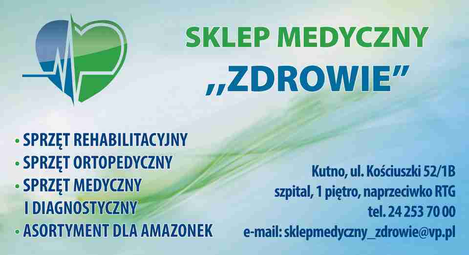 SKLEP MEDYCZNY "ZDROWIE" S.C. Lucyna Bernacińska, Małgorzata Pracka - wózki inwalidzkie KUTNO wózki inwalidzkie KUTNO